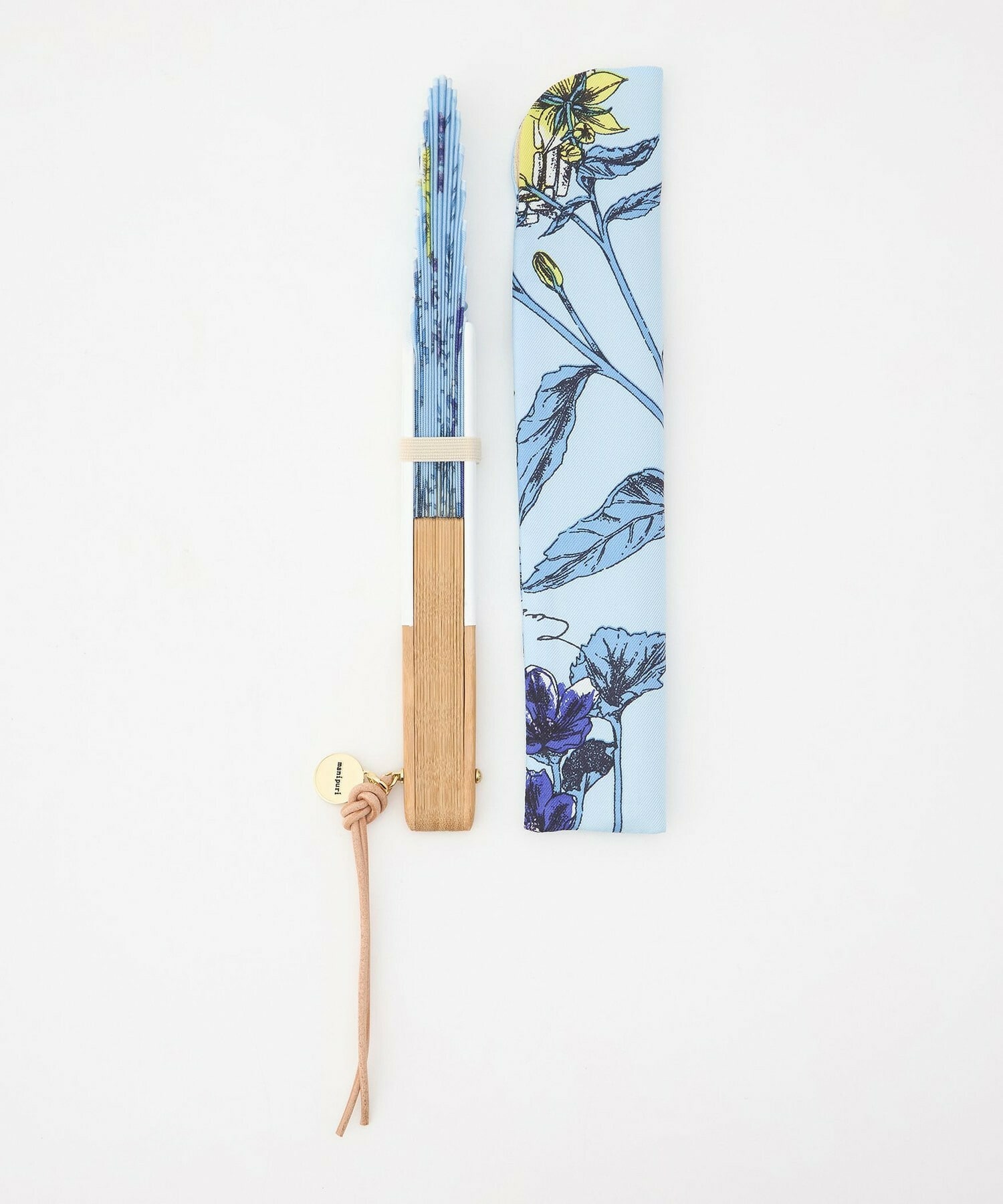 【L'EQUIPE】manipuri 別注 扇子 詳細画像 ブラック 2