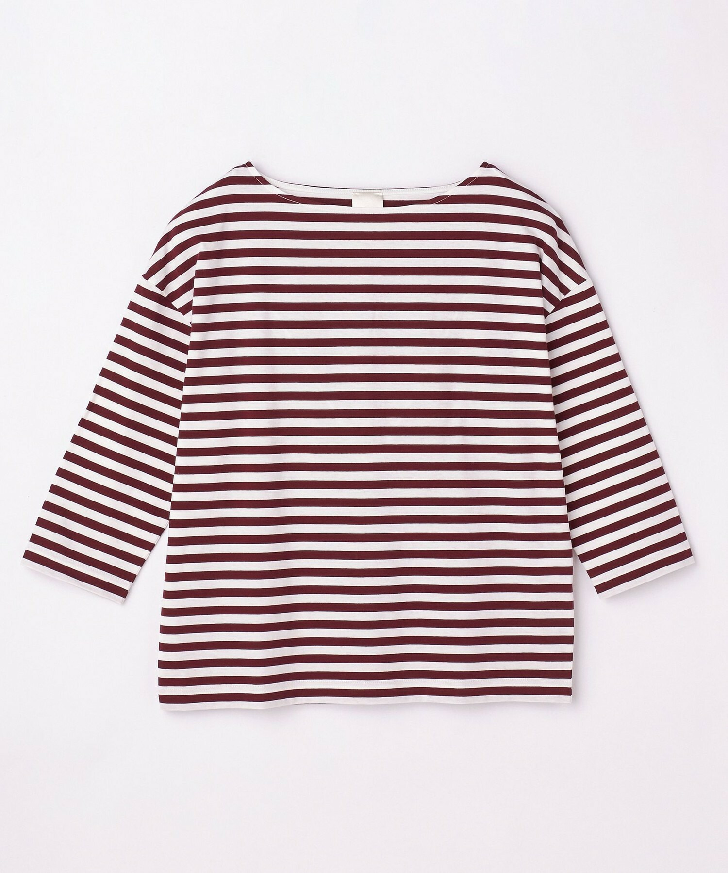 【L'EQUIPE】raspail&times;L&rsquo;EQUIPE 別注ボーダーカットソー 詳細画像 ボルドー 2