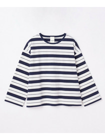 【L'EQUIPE】raspail&times;L&rsquo;EQUIPE 別注ニュアンスボーダーカットソー 詳細画像 ネイビー 12