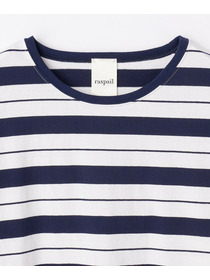 【L'EQUIPE】raspail&times;L&rsquo;EQUIPE 別注ニュアンスボーダーカットソー 詳細画像 ネイビー 14