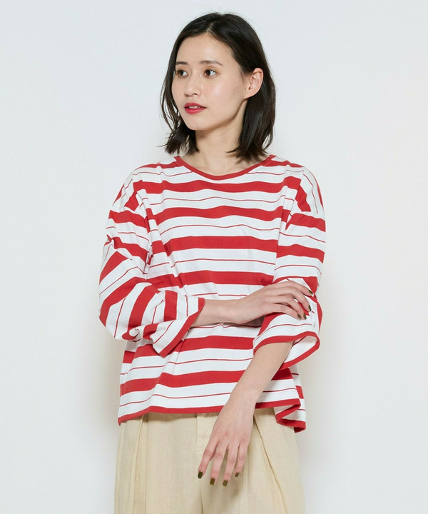 【L'EQUIPE】raspail×L’EQUIPE 別注ニュアンスボーダーカットソー