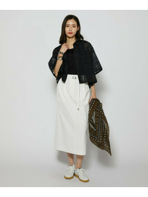 【L'EQUIPE】［eclat 2026年5月号掲載商品］manipuri カラー別注ストール 詳細画像 カーキ 12