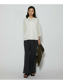 【L'EQUIPE】［eclat 2026年5月号掲載商品］manipuri カラー別注ストール 詳細画像 カーキ 14