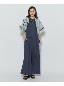 【L'EQUIPE】［eclat 2026年5月号掲載商品］manipuri カラー別注ストール 詳細画像 カーキ 3