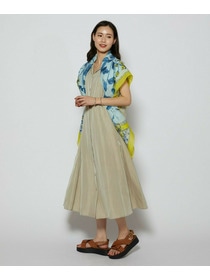 【L'EQUIPE】［eclat 2026年5月号掲載商品］manipuri カラー別注ストール 詳細画像 カーキ 8