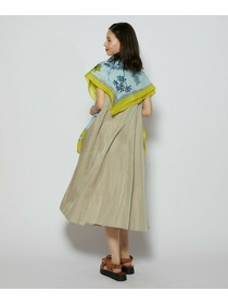 【L'EQUIPE】［eclat 2026年5月号掲載商品］manipuri カラー別注ストール 詳細画像 カーキ 9