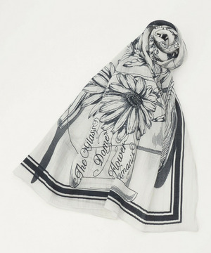 【L'EQUIPE】［eclat 2026年5月号掲載商品］manipuri カラー別注ストール 詳細画像 ホワイト 1