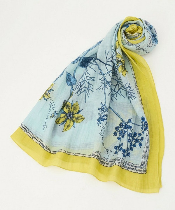 ［eclat 2026年5月号掲載商品］manipuri カラー別注ストール 詳細画像 イエロー系その他 1