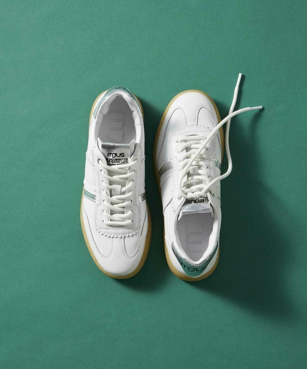 mjus&times;L&rsquo;EQUIPEコラボスニーカー 詳細画像 ホワイト 2