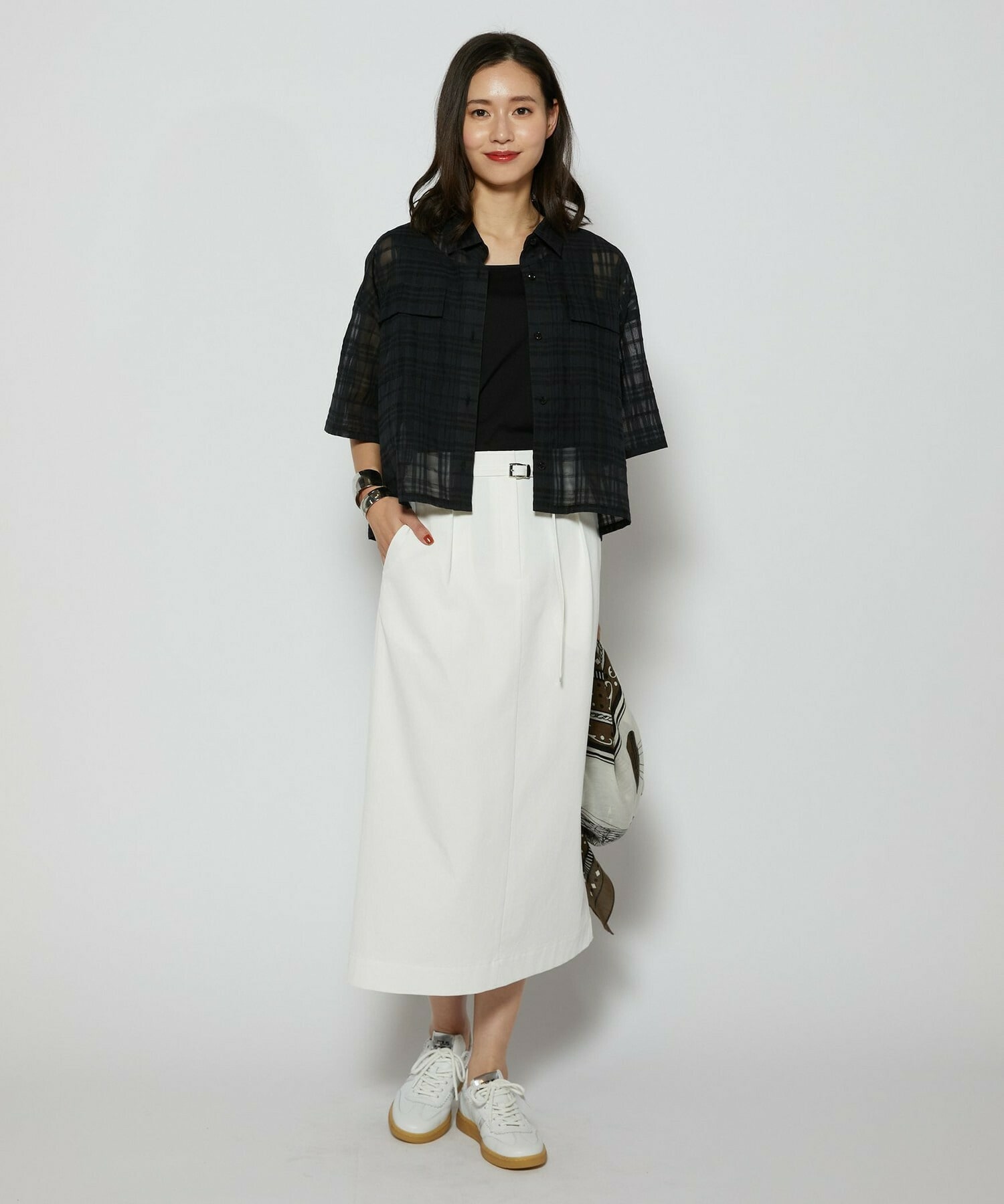 【L'EQUIPE】［eclat 2026年5月号掲載商品］mjus&times;L&rsquo;EQUIPEコラボスニーカー 詳細画像 ベージュ 14