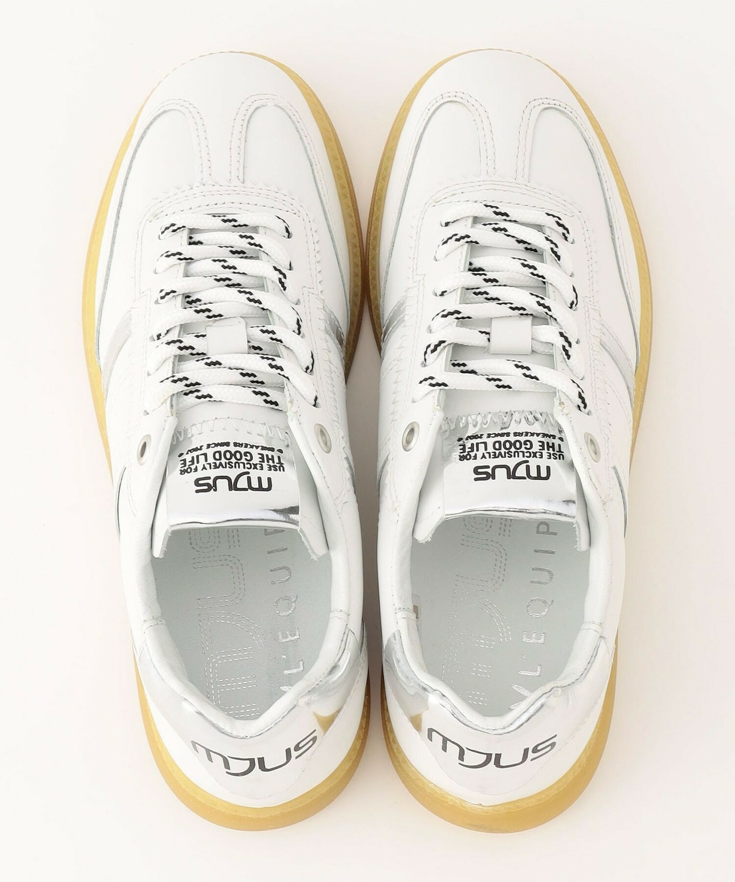 【L'EQUIPE】［eclat 2026年5月号掲載商品］mjus&times;L&rsquo;EQUIPEコラボスニーカー 詳細画像 ベージュ 29