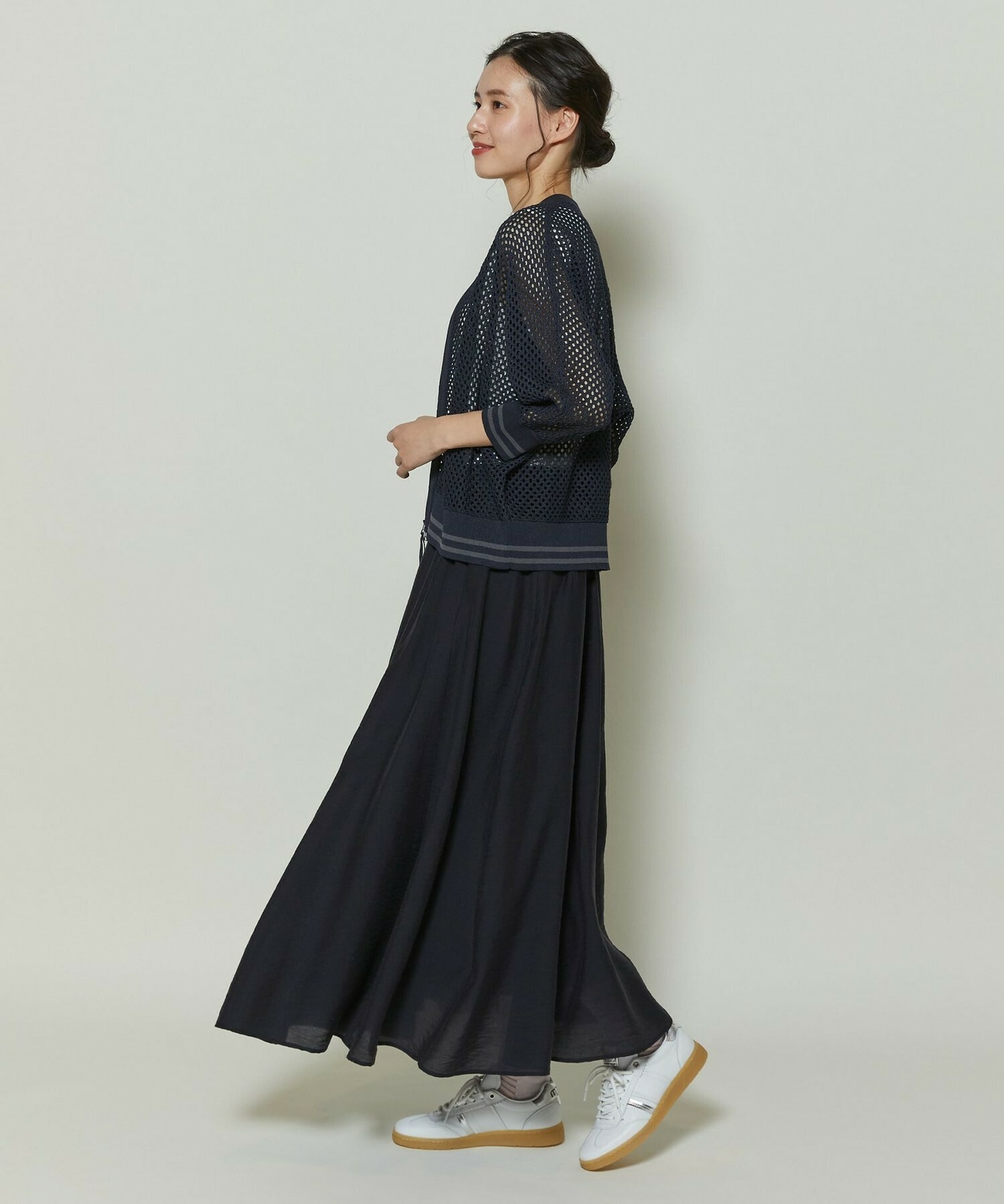 【L'EQUIPE】［eclat 2026年5月号掲載商品］mjus&times;L&rsquo;EQUIPEコラボスニーカー 詳細画像 ベージュ 3