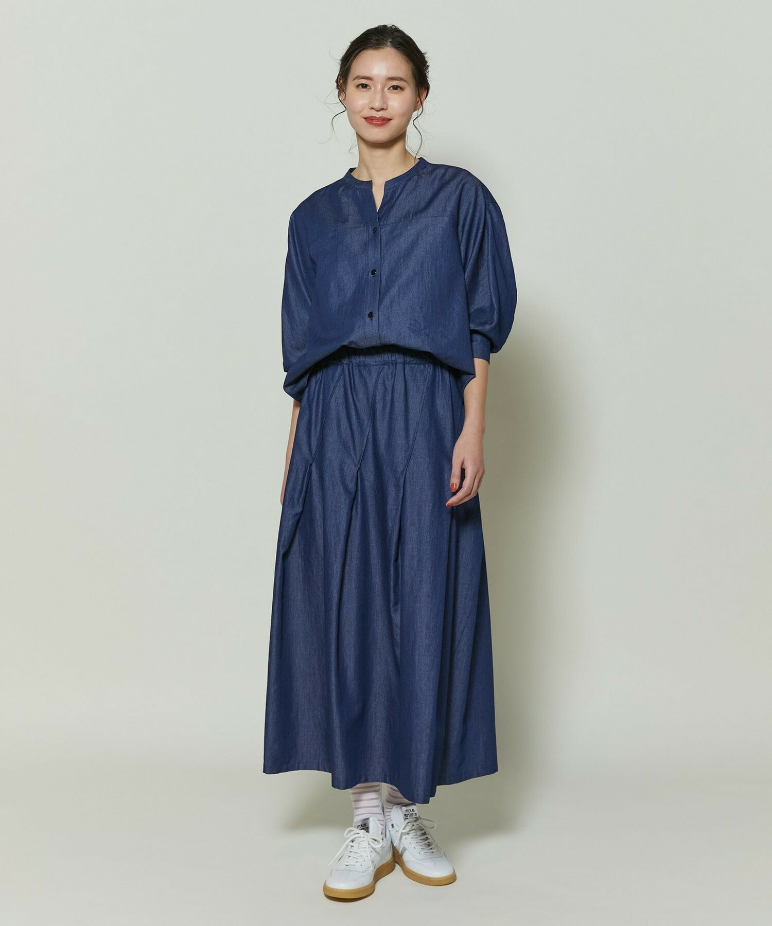 【L'EQUIPE】［eclat 2026年5月号掲載商品］mjus&times;L&rsquo;EQUIPEコラボスニーカー 詳細画像 ベージュ 6