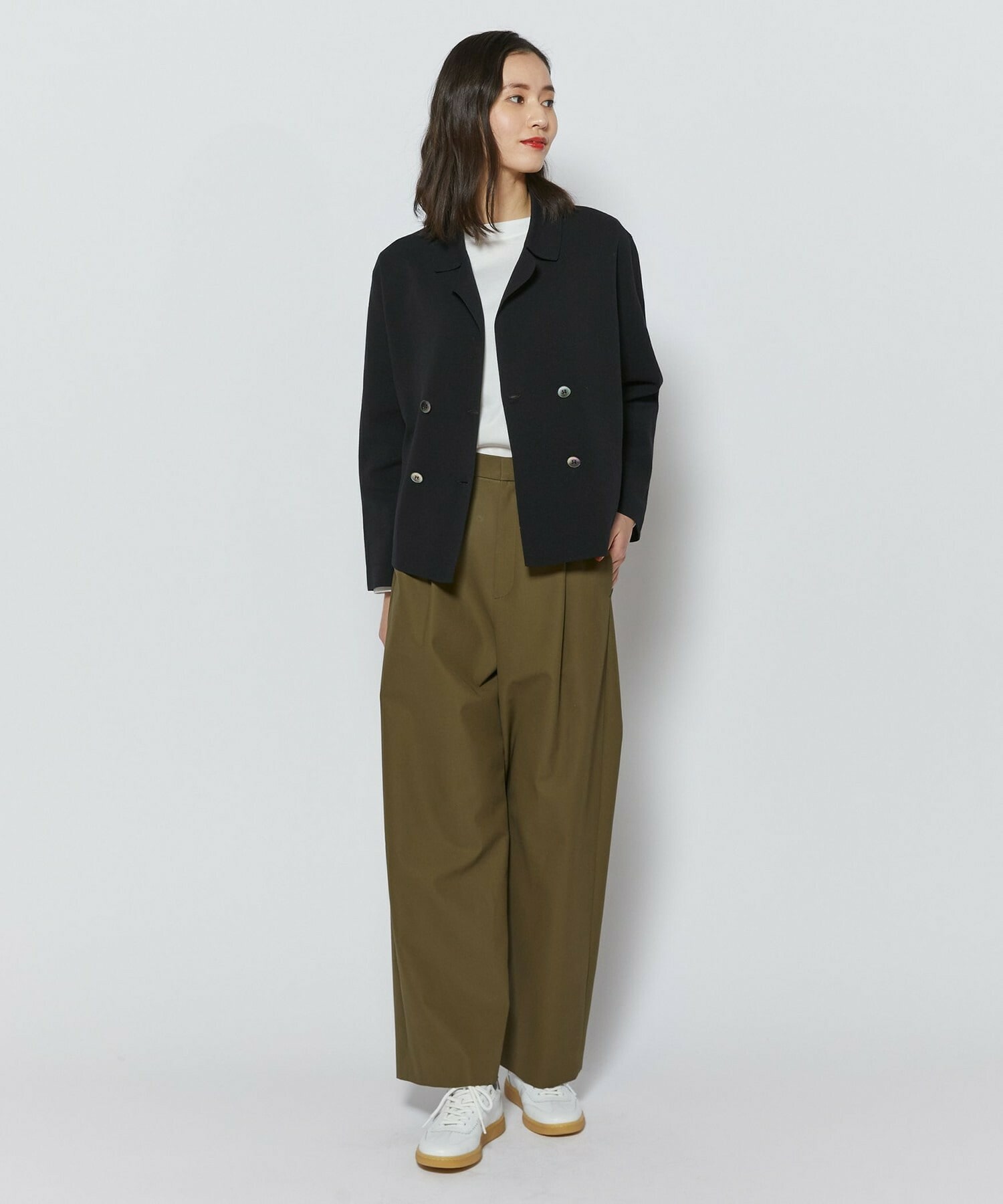 【L'EQUIPE】［eclat 2026年5月号掲載商品］mjus&times;L&rsquo;EQUIPEコラボスニーカー 詳細画像 ベージュ 8