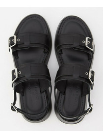 【L'EQUIPE】［eclat 2026年5月号掲載商品］CORSOROMA,9コラボWベルトサンダル 詳細画像 ブラック 28