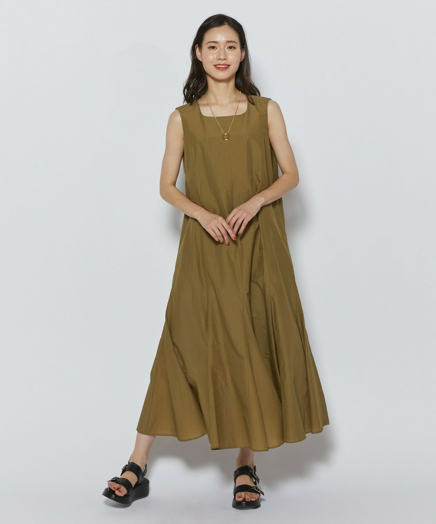 【L'EQUIPE】［eclat 2026年5月号掲載商品］CORSOROMA,9コラボWベルトサンダル 詳細画像 ブラック 12