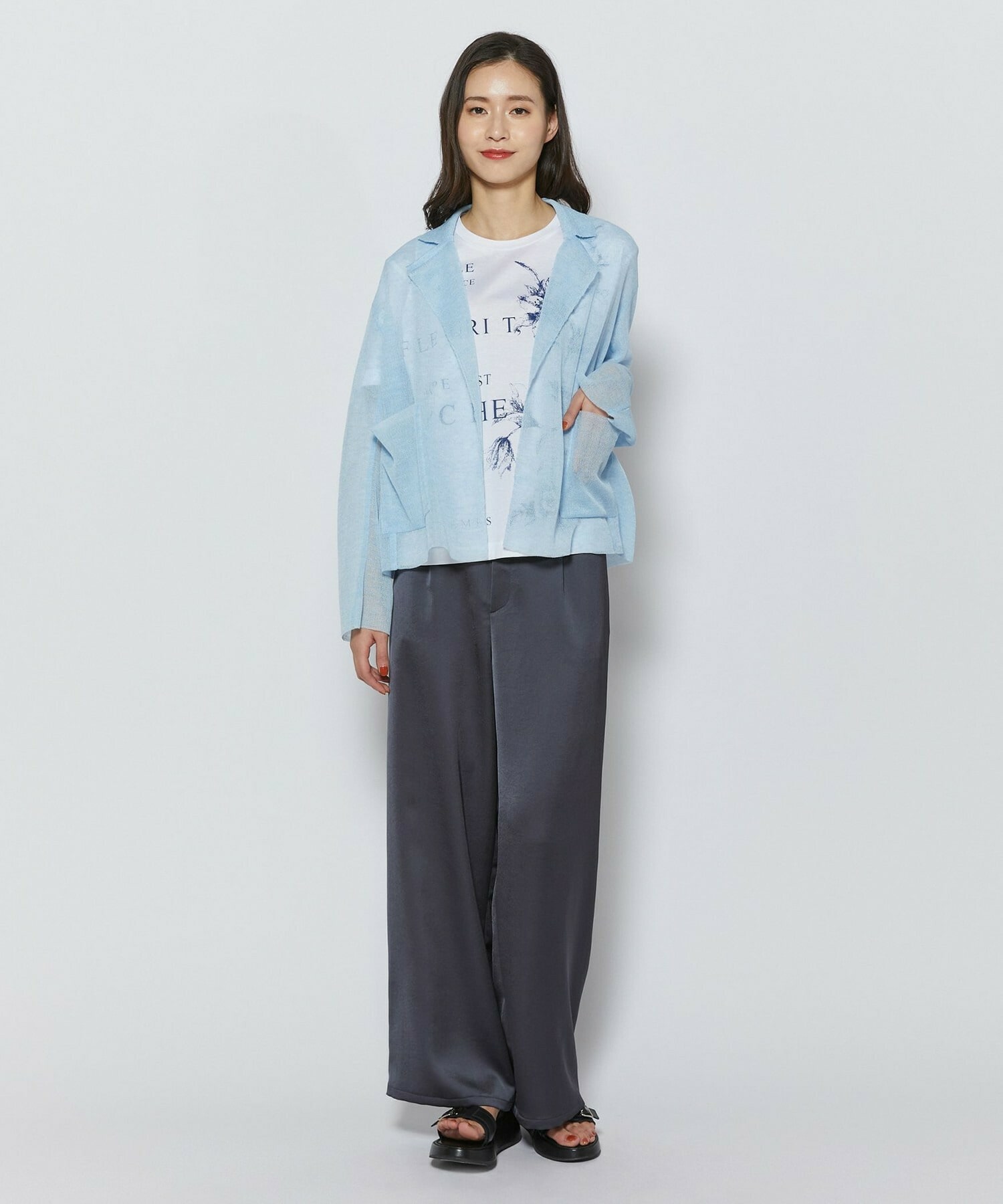 【L'EQUIPE】［eclat 2026年5月号掲載商品］CORSOROMA,9コラボWベルトサンダル 詳細画像 ブラック 16