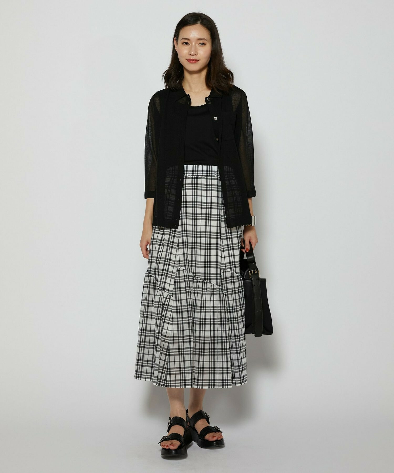 【L'EQUIPE】［eclat 2026年5月号掲載商品］CORSOROMA,9コラボWベルトサンダル 詳細画像 ブラック 22