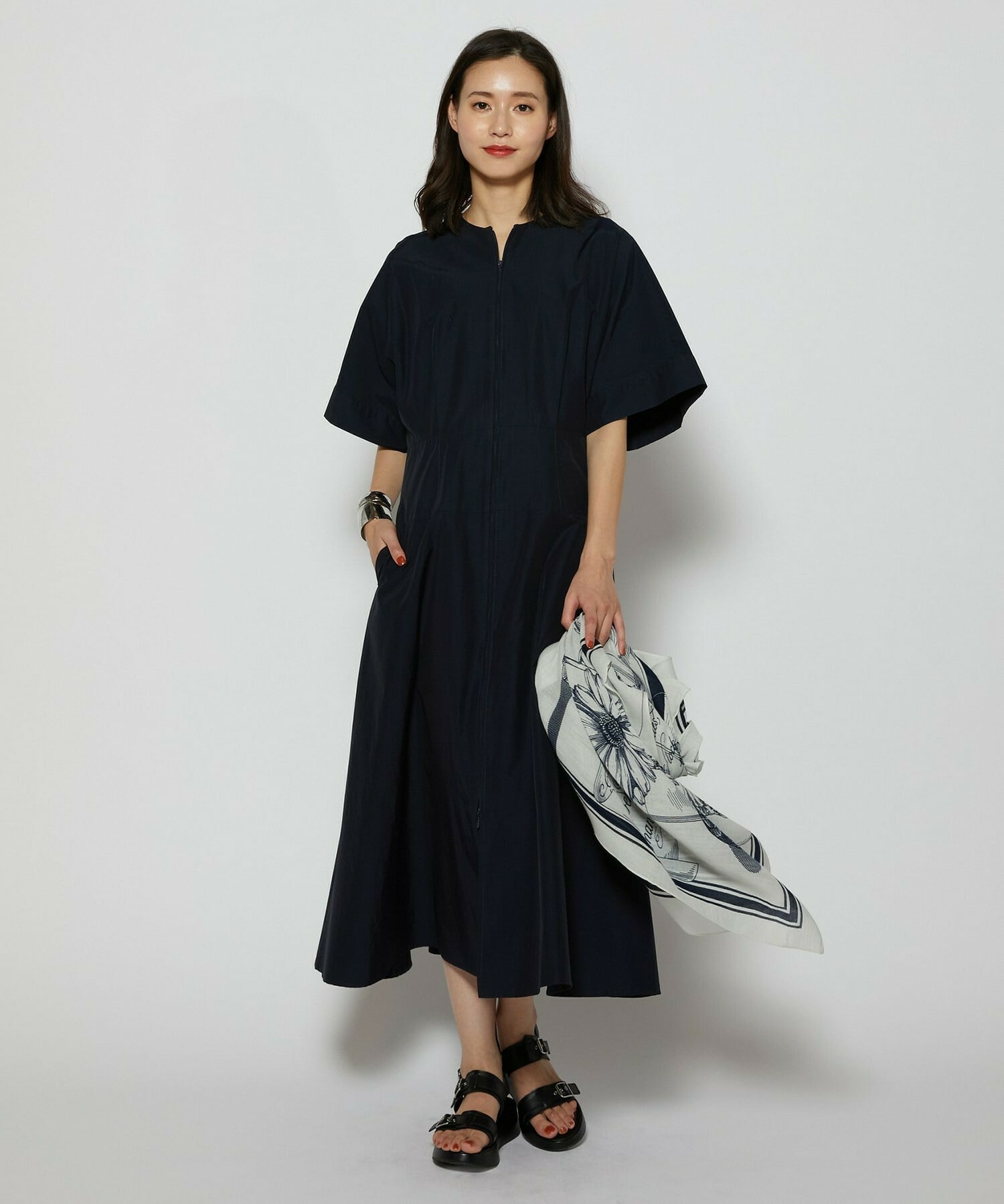 【L'EQUIPE】［eclat 2026年5月号掲載商品］CORSOROMA,9コラボWベルトサンダル 詳細画像 ブラック 25