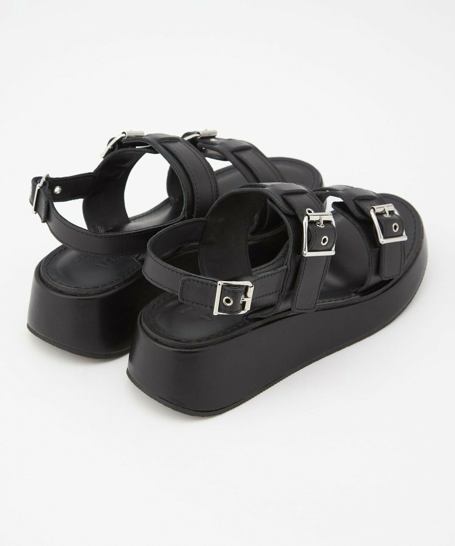 【L'EQUIPE】［eclat 2026年5月号掲載商品］CORSOROMA,9コラボWベルトサンダル 詳細画像 ブラック 27