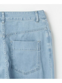 【L'EQUIPE】7ozストレッチテーパードデニムパンツ 詳細画像 ライトブルー 4
