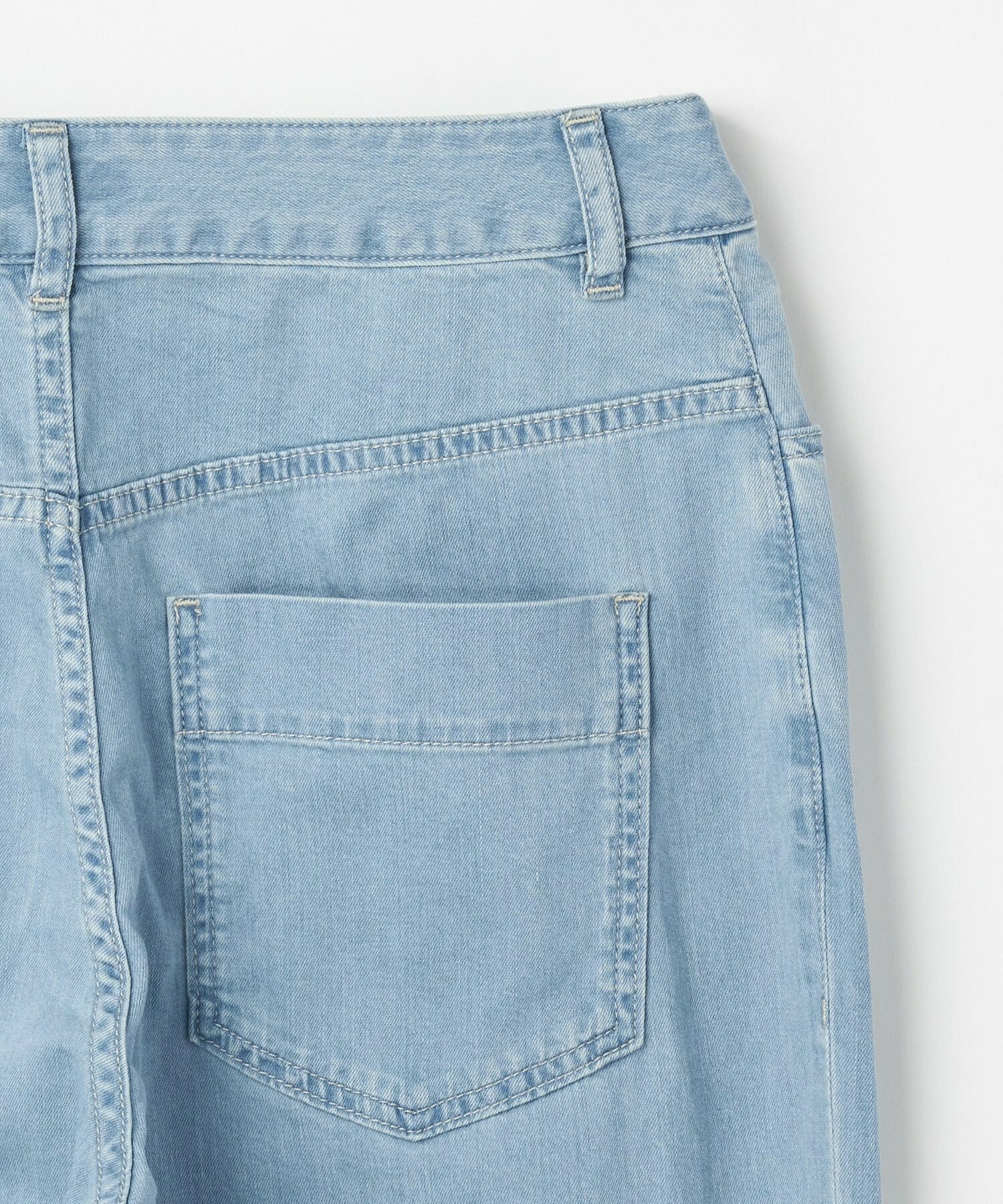 【L'EQUIPE】7ozストレッチテーパードデニムパンツ 詳細画像 ライトブルー 4