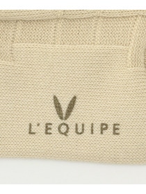 【L'EQUIPE】ジャガードソックス 詳細画像 ブラック 10