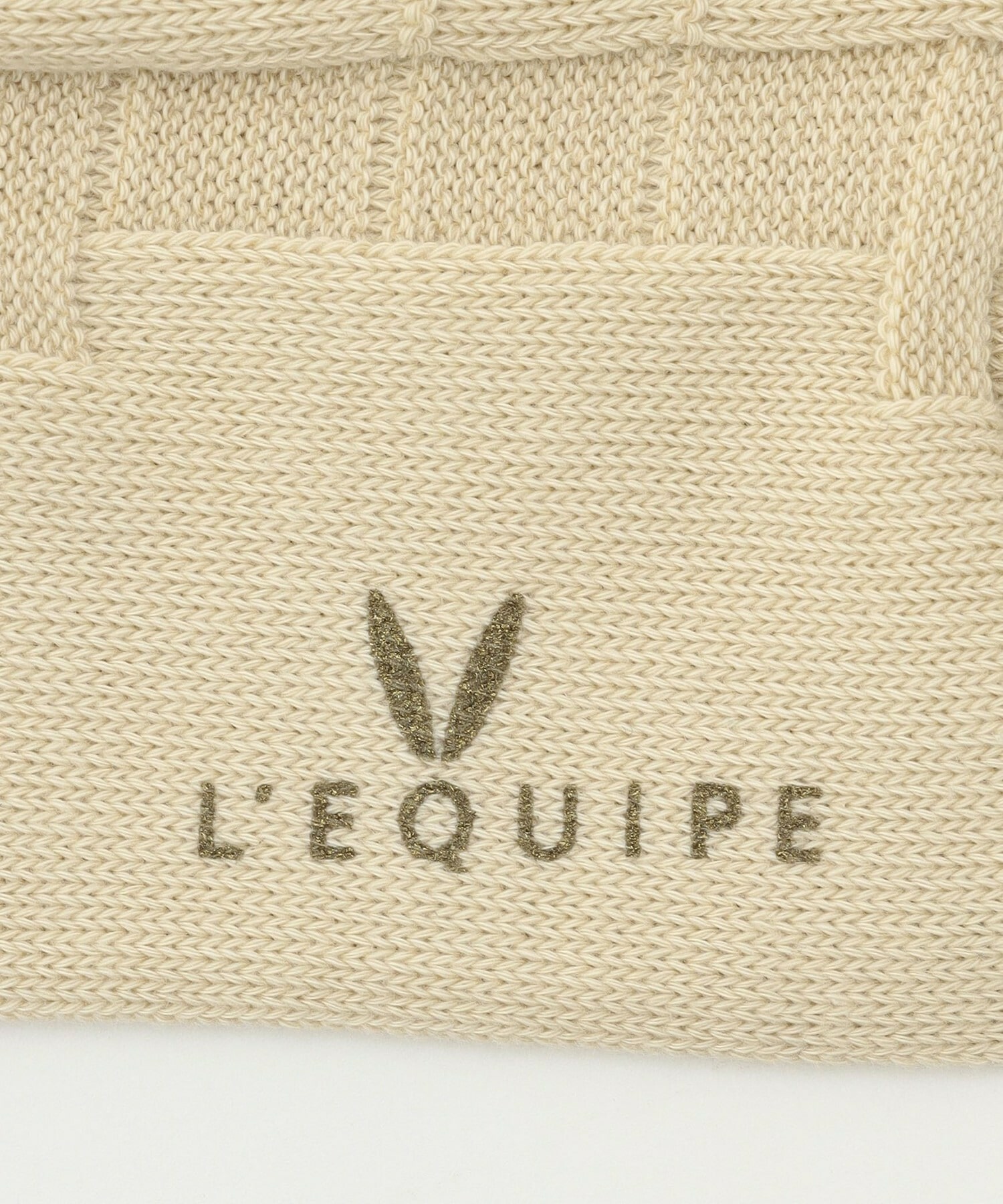 【L'EQUIPE】ジャガードソックス 詳細画像 ブラック 10