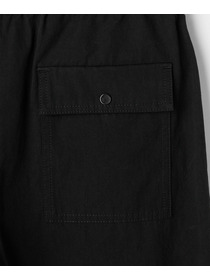 【L'EQUIPE】40/-ダンプ近江晒ワイドパンツ 詳細画像 ブラック 35