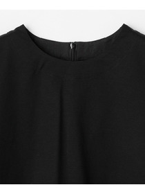 【L'EQUIPE】ハイツイストコットンバックフレアーカットソー 詳細画像 ブラック 32
