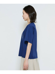 【L'EQUIPE】サークル刺繡Tシャツ 詳細画像 ネイビー 20