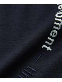 【L'EQUIPE】サークル刺繡Tシャツ 詳細画像 ネイビー 28