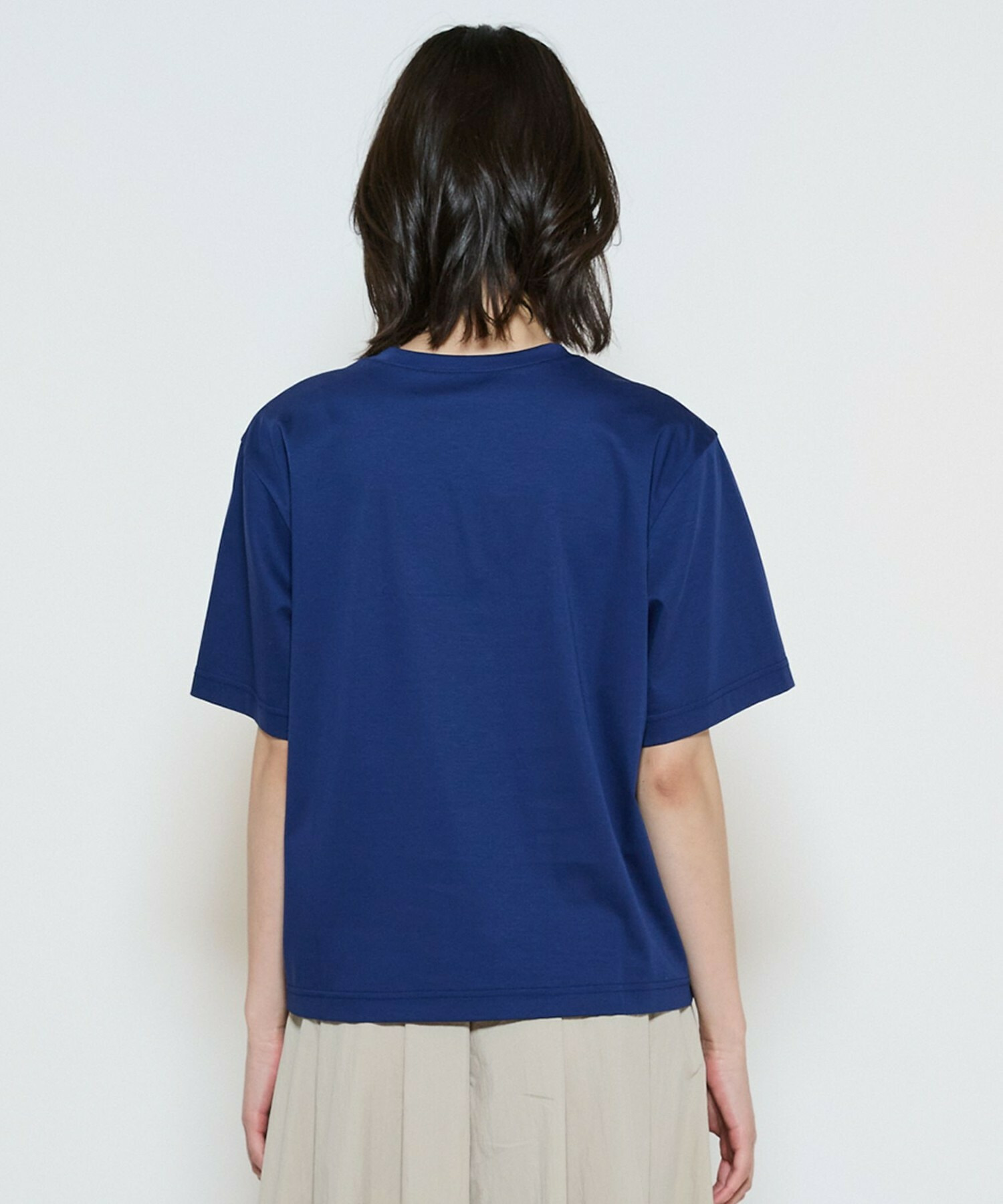 【L'EQUIPE】サークル刺繡Tシャツ 詳細画像 ネイビー 21