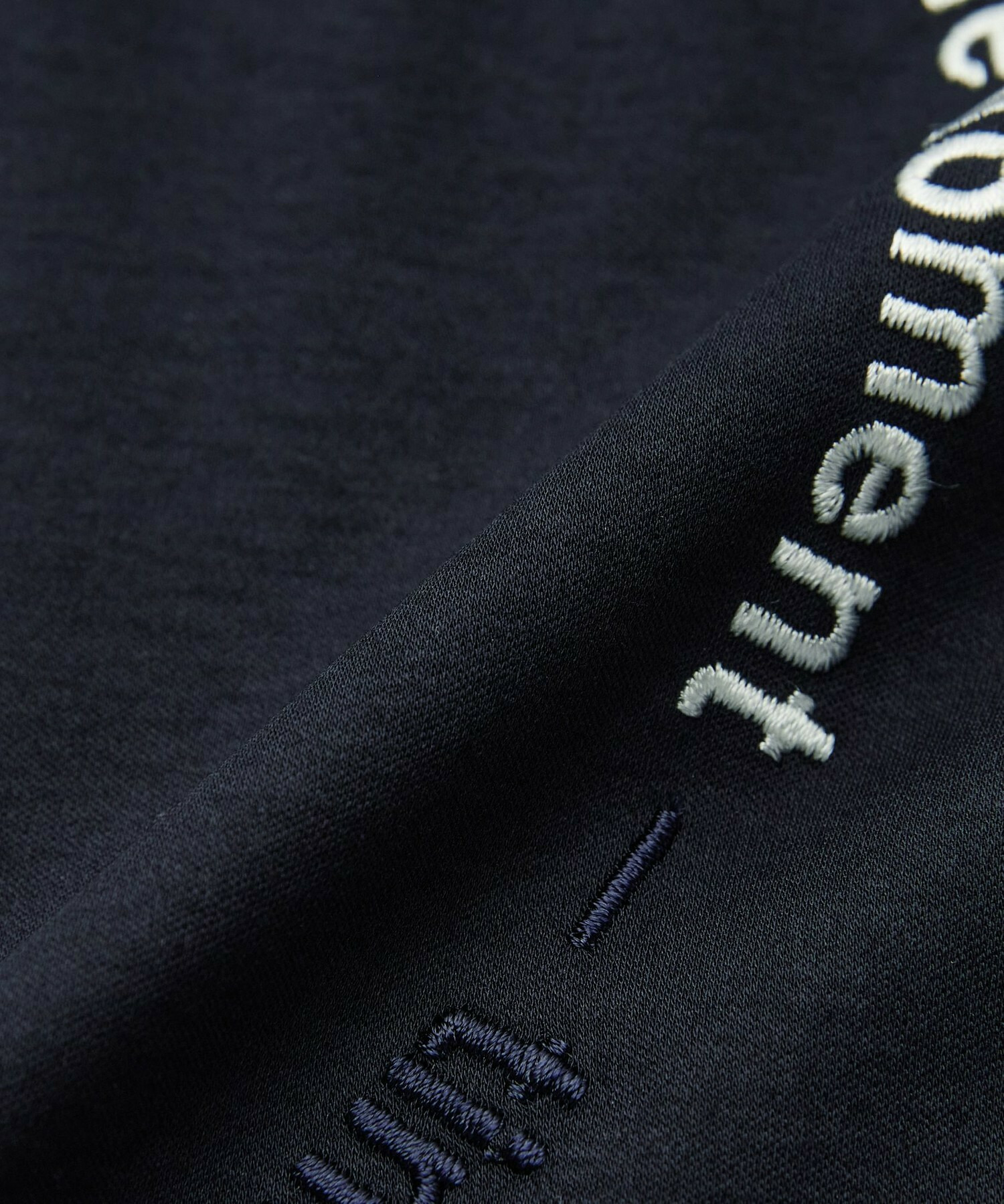 【L'EQUIPE】サークル刺繡Tシャツ 詳細画像 ネイビー 28