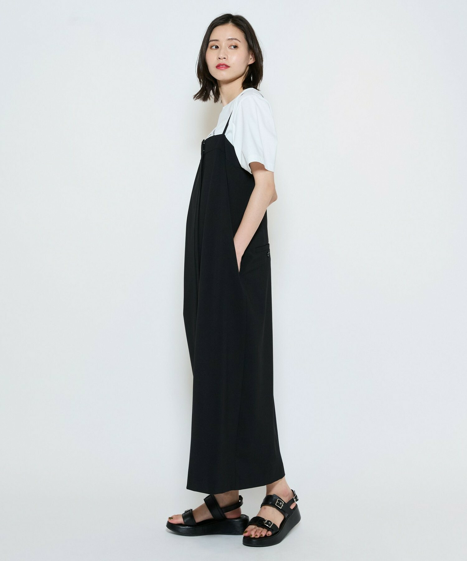 【L'EQUIPE】サークル刺繡Tシャツ 詳細画像 ネイビー 6