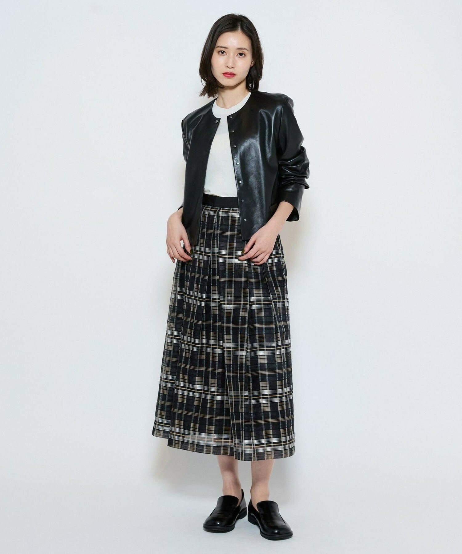 【L'EQUIPE】フロッキーチュールカットソー 詳細画像 ブラック 3