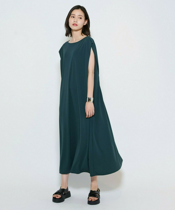 【L'EQUIPE】強撚スムースワンピース