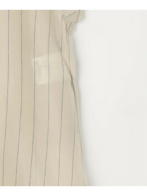 【L'EQUIPE】【Lサイズ】キュプラコットンストライプシャツ 詳細画像 ベージュ系その他 20