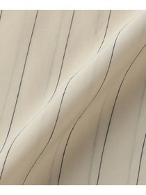 【L'EQUIPE】【Lサイズ】キュプラコットンストライプシャツ 詳細画像 ベージュ系その他 22