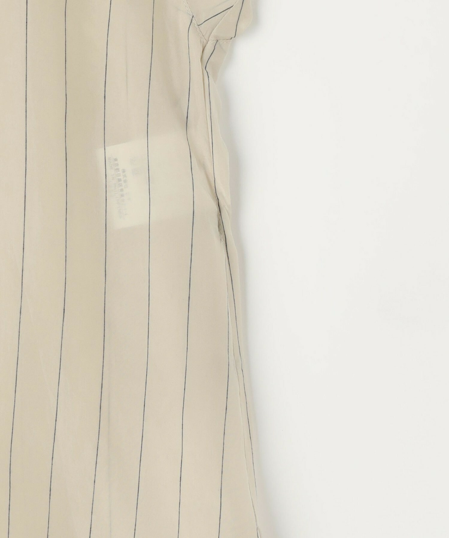 【L'EQUIPE】【Lサイズ】キュプラコットンストライプシャツ 詳細画像 ベージュ系その他 20