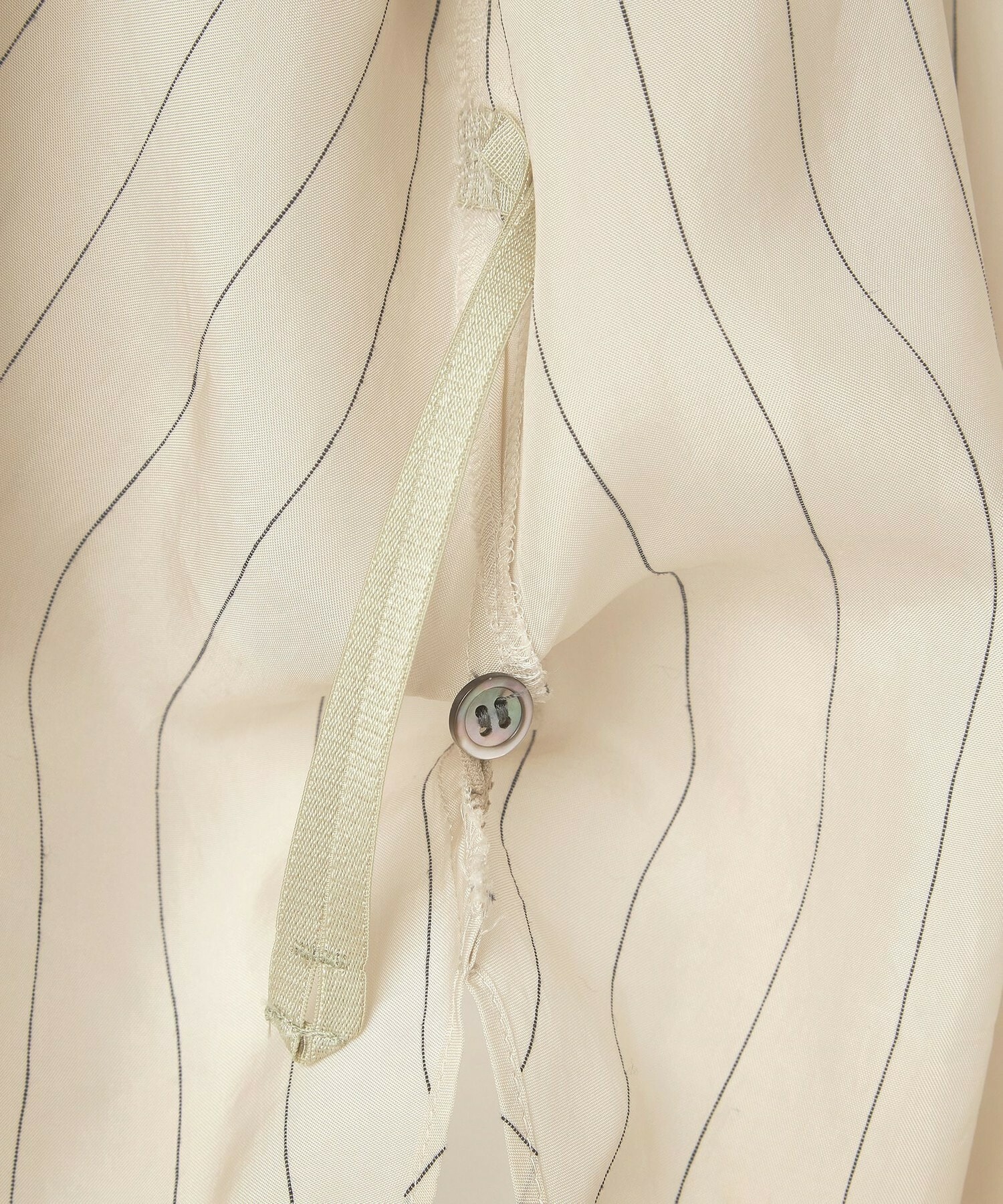 【L'EQUIPE】【Lサイズ】キュプラコットンストライプシャツ 詳細画像 ベージュ系その他 24