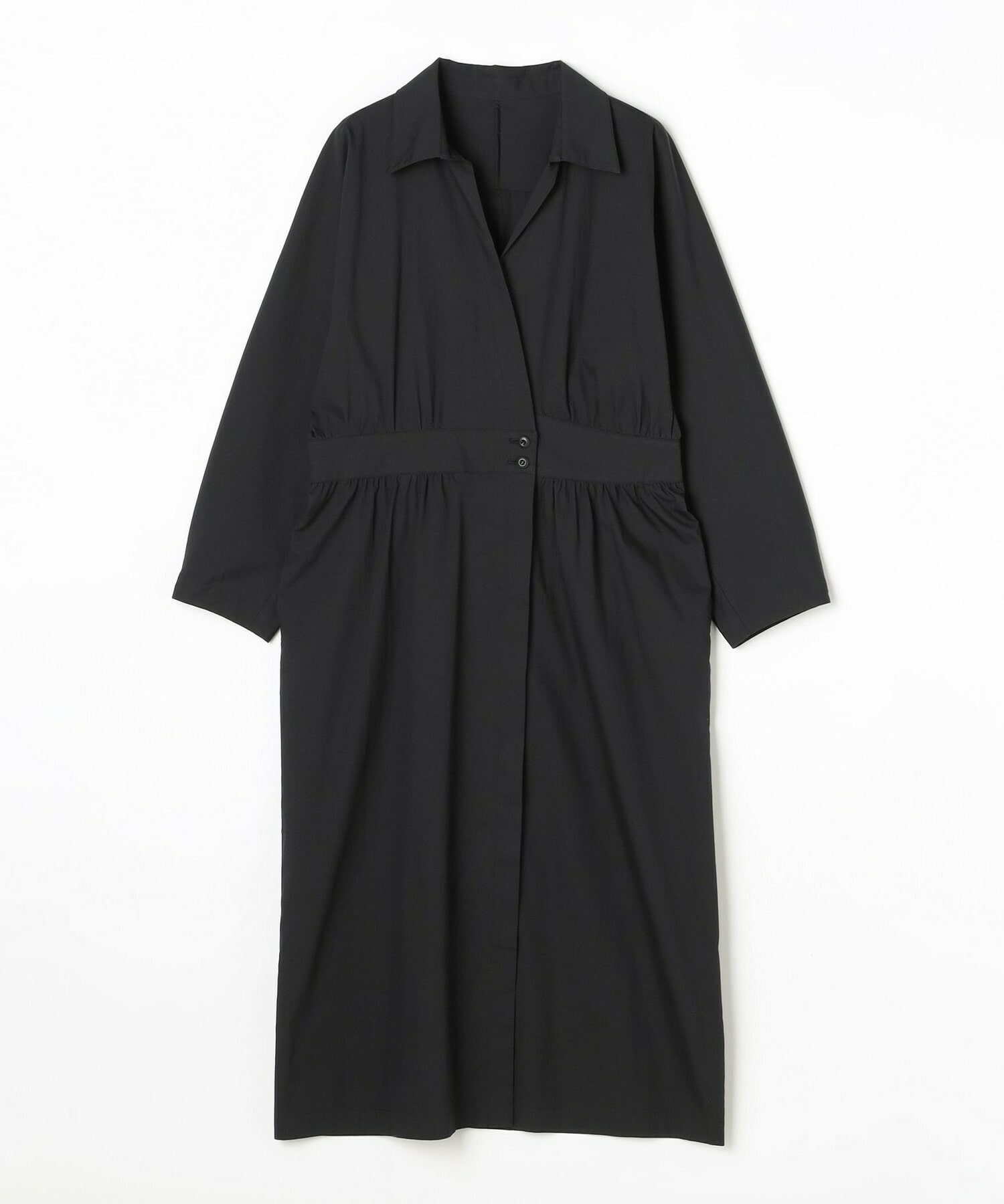 【L'EQUIPE】【Lサイズ】ビンテージコットンナイロンワンピース 詳細画像 ブラック 6