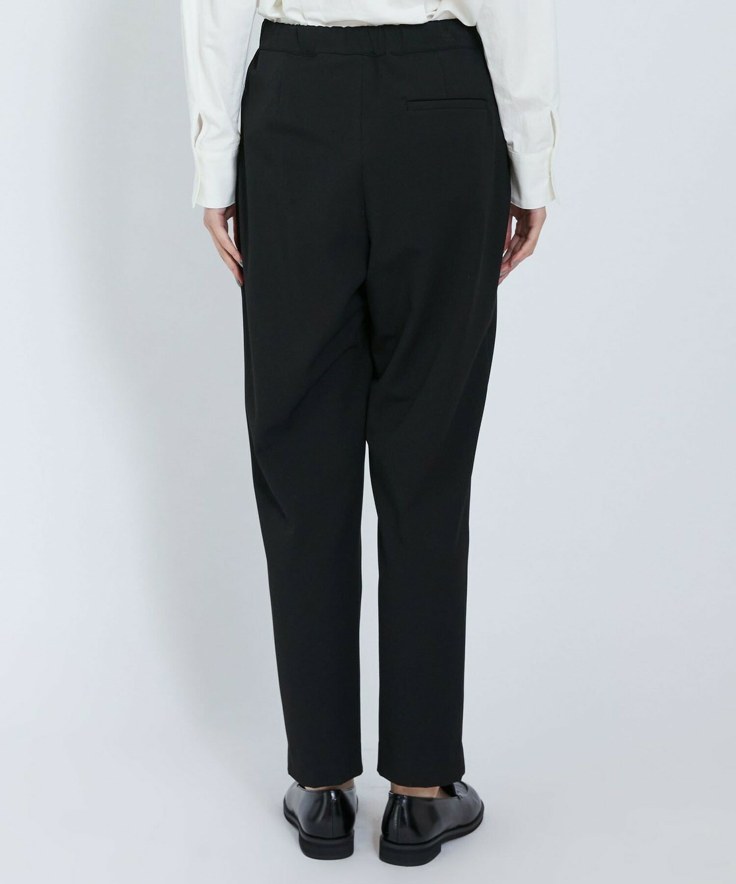 【L'EQUIPE】【Lサイズ】バックブラッシュツイルパンツ 詳細画像 ブラック 11