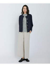 【L'EQUIPE】【Lサイズ】アセテートグログランパンツ 詳細画像 グリーン系その他 10