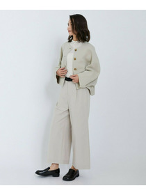 【L'EQUIPE】【Lサイズ】アセテートグログランパンツ 詳細画像 グリーン系その他 6