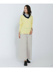 【L'EQUIPE】【Lサイズ】アセテートグログランパンツ 詳細画像 グリーン系その他 7