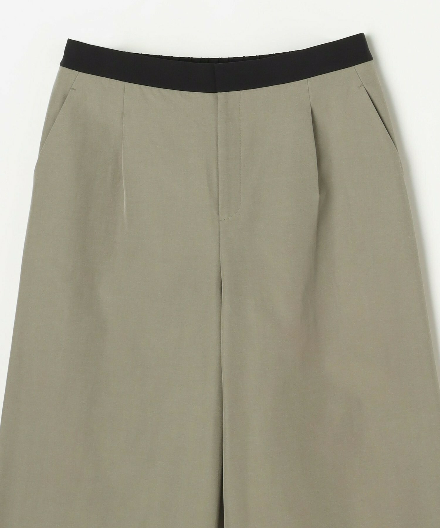 【L'EQUIPE】【Lサイズ】アセテートグログランパンツ 詳細画像 グリーン系その他 17