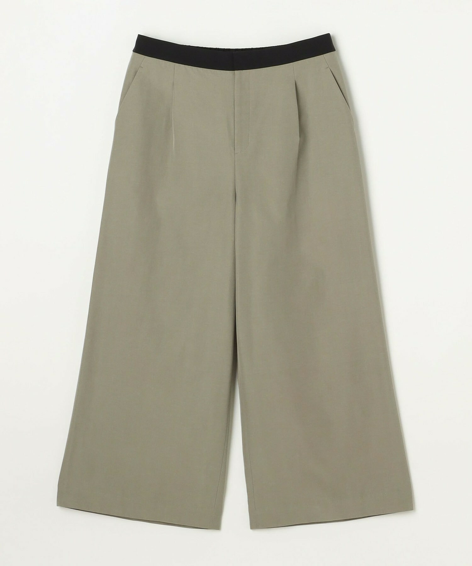 【L'EQUIPE】【Lサイズ】アセテートグログランパンツ 詳細画像 グリーン系その他 1