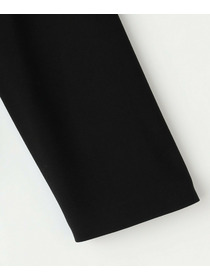 【L'EQUIPE】【Lサイズ】バックサテンノーカラージャケット＜現行素材＞ 詳細画像 ブラック 3