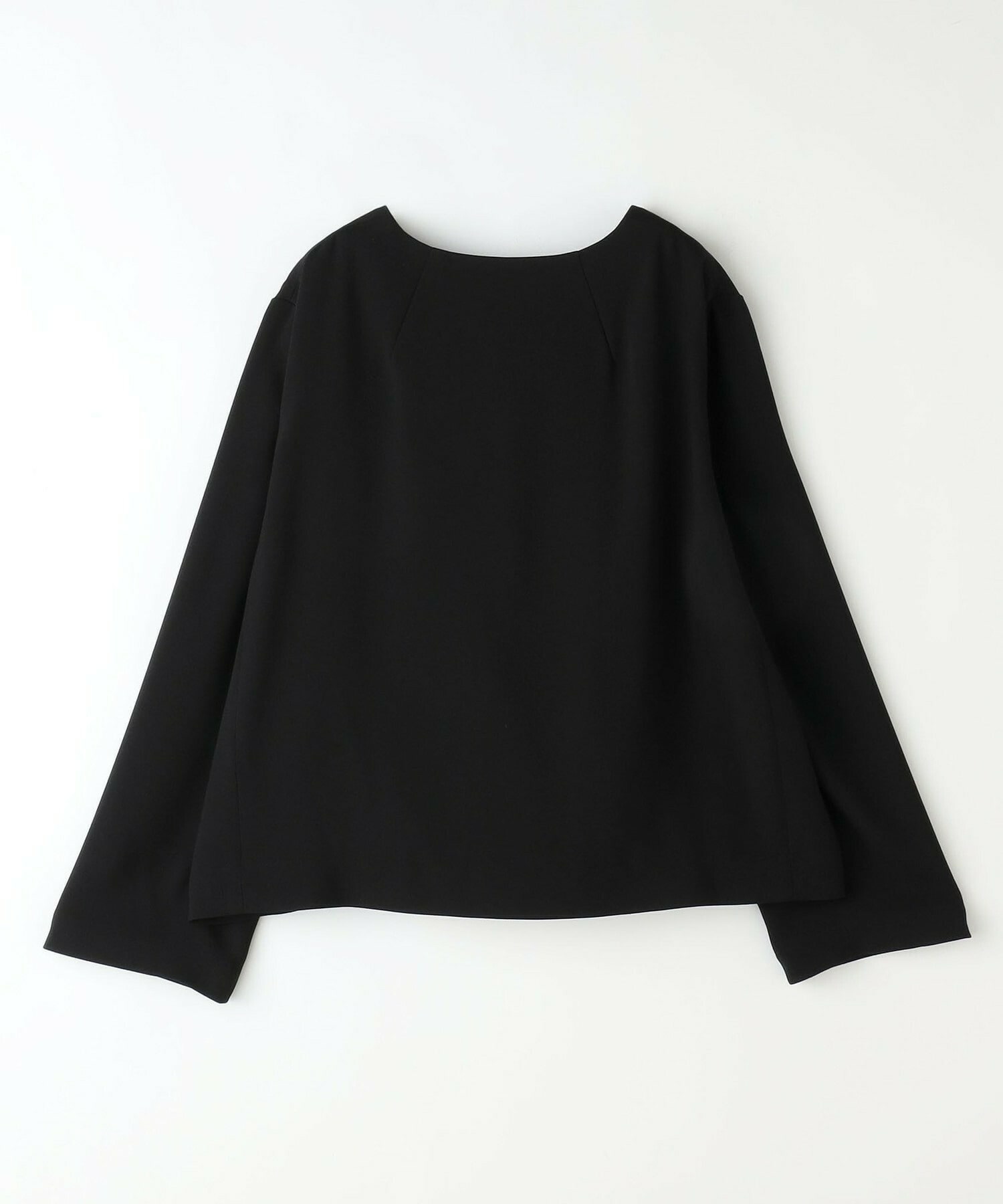 【L'EQUIPE】【Lサイズ】バックサテンノーカラージャケット＜現行素材＞ 詳細画像 ブラック 1